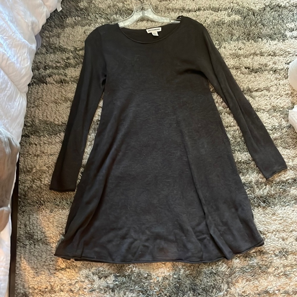Gray soft dress